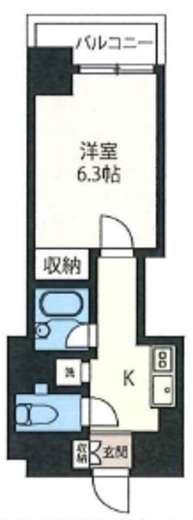 エスティメゾン神田 101 間取り図