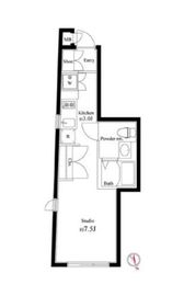 ラ・ペルラ千駄ヶ谷 402 間取り図