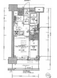 リビオレゾン東陽町ステーションプレミア 3階 間取り図