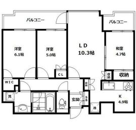 ウェリスシティ大森タワー 24階 間取り図