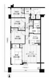 パークビューステージ東陽町 5階 間取り図