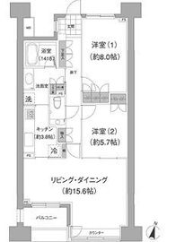 アビティ目黒 308 間取り図