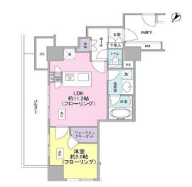 リビオ日本橋人形町 5階 間取り図