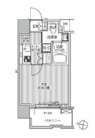 コスモグランス南品川 701 間取り図