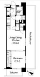 ブリリアイスト三軒茶屋アイビーテラス i522 間取り図