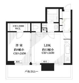 リガーレ日本橋人形町 3階 間取り図