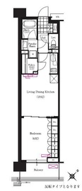 ブリリアイスト三軒茶屋アイビーテラス i805 間取り図