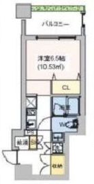 Nakameguro Crossover E302 間取り図