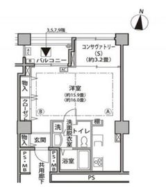 東雲キャナルコートCODAN 15-1003 間取り図