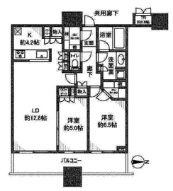 パークタワーグランスカイ 32階 間取り図