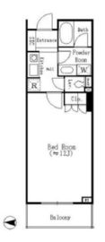 白金タワー 8階 間取り図