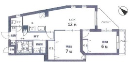 西小山ヒルズ 306 間取り図