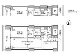 東雲キャナルコートCODAN 16-506 間取り図