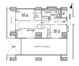 東雲キャナルコートCODAN 16-905 間取り図