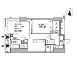 東雲キャナルコートCODAN 12-1306 間取り図