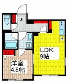 MDM千駄ヶ谷 E103 間取り図