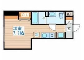 MDM千駄ヶ谷 W102 間取り図