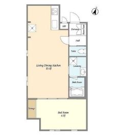 カデンツァ文京 201 間取り図