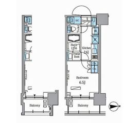 パークアクシス木場 303 間取り図