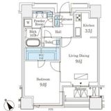 プラウド虎ノ門 9階 間取り図