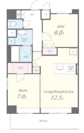 サランコート 1301 間取り図