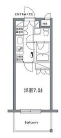 ガーデン荏原中延 211 間取り図