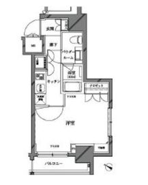 セジョリ目黒 8階 間取り図