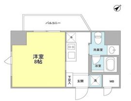 ベルフェリーク浅草橋 603 間取り図