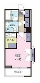 白金タワー テラス棟 5階 間取り図