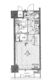 ルモンド南麻布 7階 間取り図