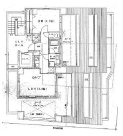 四番町セントラルシティハウス 701 間取り図