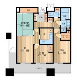 リバーサイド隅田セントラルタワーパレス 2001 間取り図