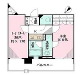 ファミールグランスイートTHE赤坂 2階 間取り図