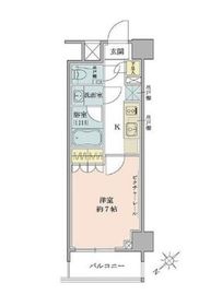 ザ・パークワンズ目黒不動前 2階 間取り図