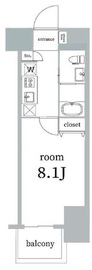 ライトハウス大塚 1206 間取り図