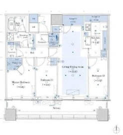 パークタワー晴海 36階 間取り図