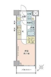 ザ・パークワンズ目黒不動前 5階 間取り図