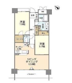 ブリリアントヨス 403 間取り図