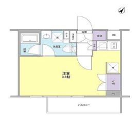 スタイリオ中延2ウエスト 305 間取り図