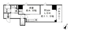 エルヴィータ巣鴨 402 間取り図