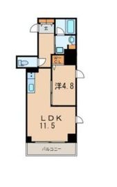 エルヴィータ巣鴨 702 間取り図