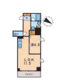 エルヴィータ巣鴨 403 間取り図