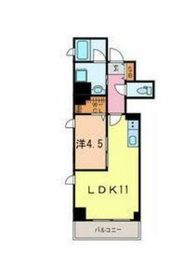 エルヴィータ巣鴨 703 間取り図