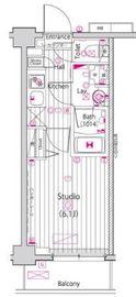 ガーラ大井町グランドステージ 2階 間取り図