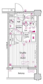 ガーラ大井町グランドステージ 2階 間取り図