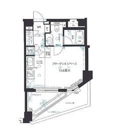 朝日マンション赤坂南部坂 2階 間取り図