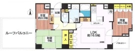 グラーサ西麻布 7階 間取り図