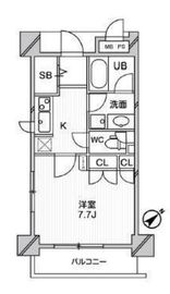 アーデンタワー新中野 1403 間取り図