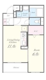 アーバンコート小山 201 間取り図