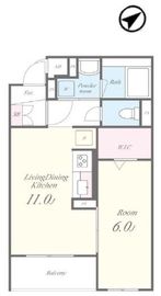 アーバンコート小山 401 間取り図